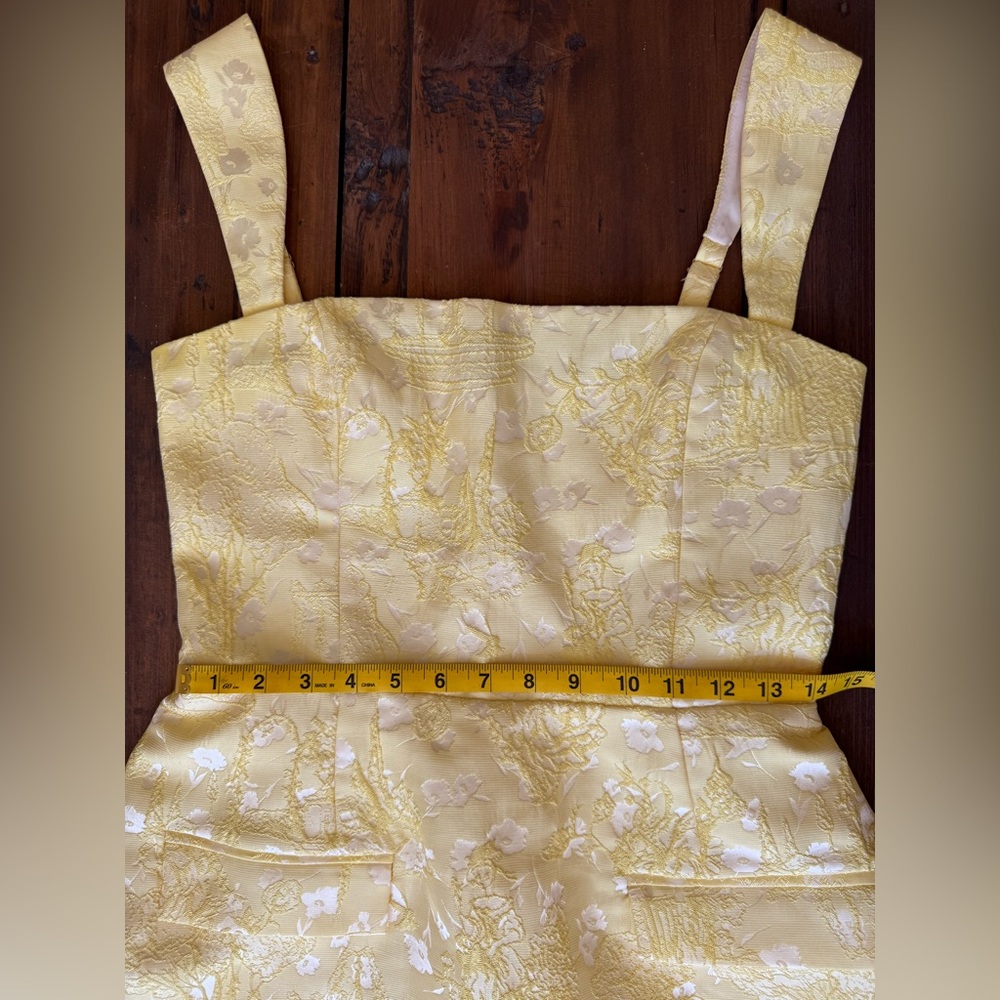 Amanda Uprichard Bethany Romper in Yellow - Picture 5 of 6